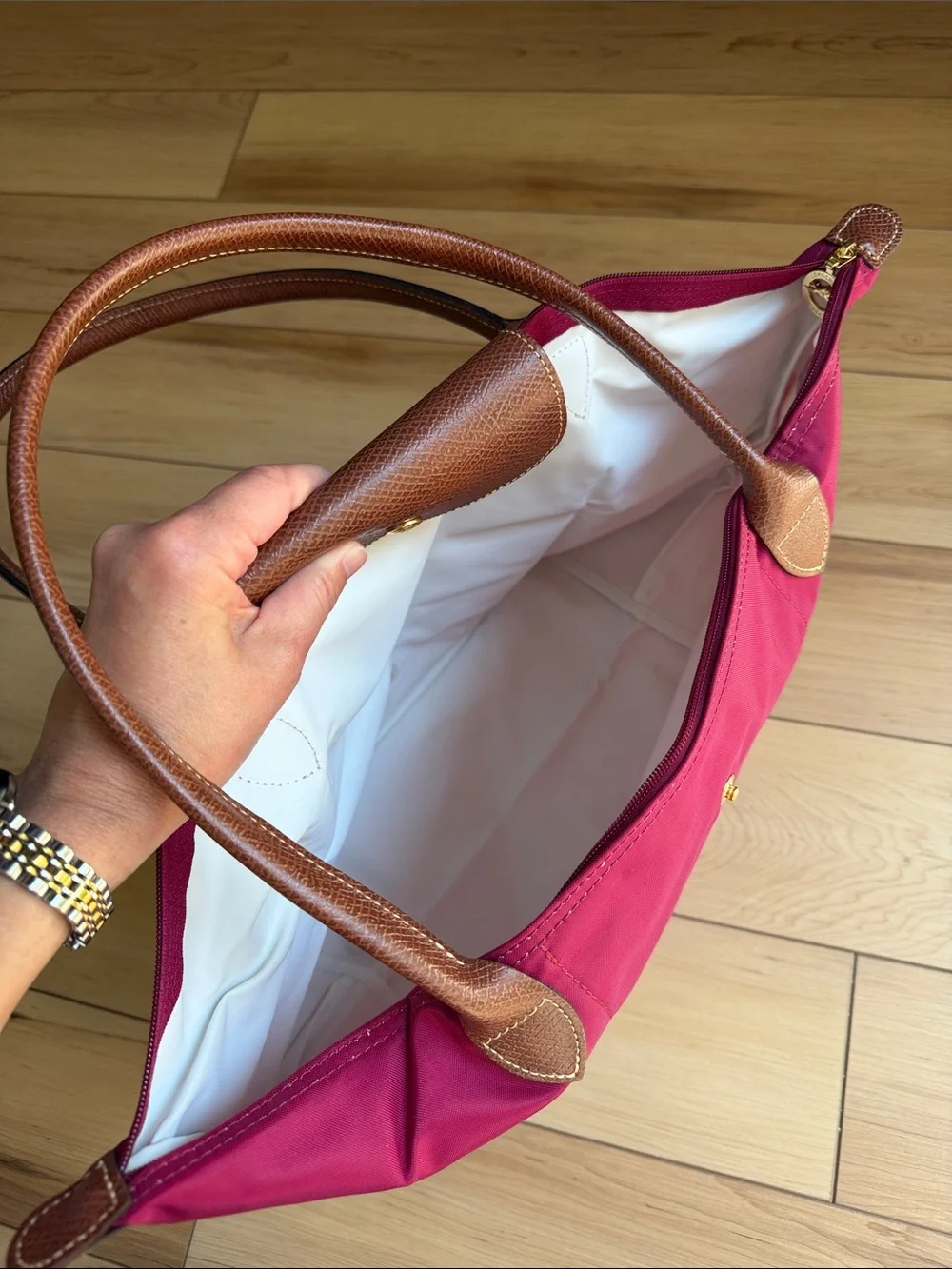 NWOT Longchamp Purple Bag